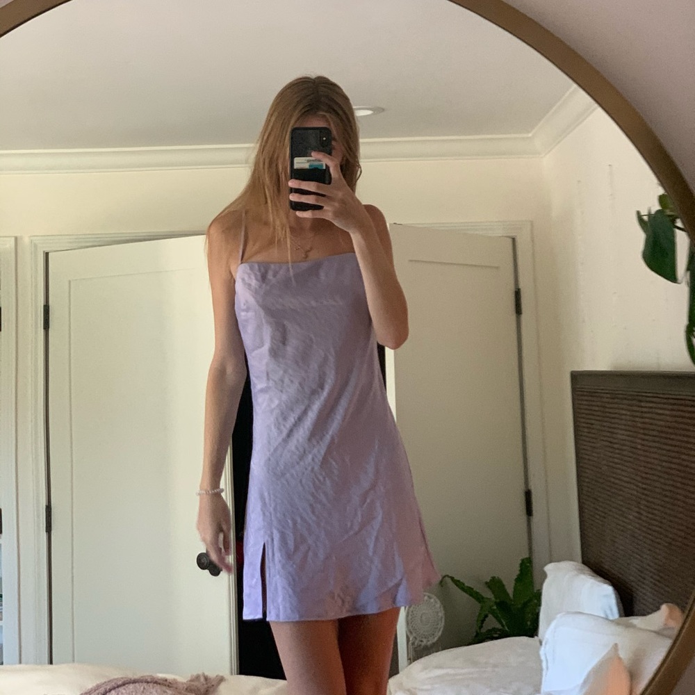 Princess Polly Purple Slit Dress!